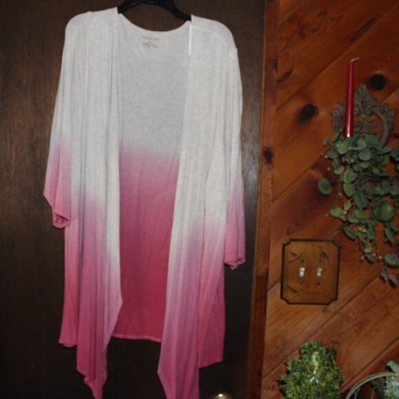 NWT Lane Bryant open front duster 26/28 Pretty - Picture 1 of 4